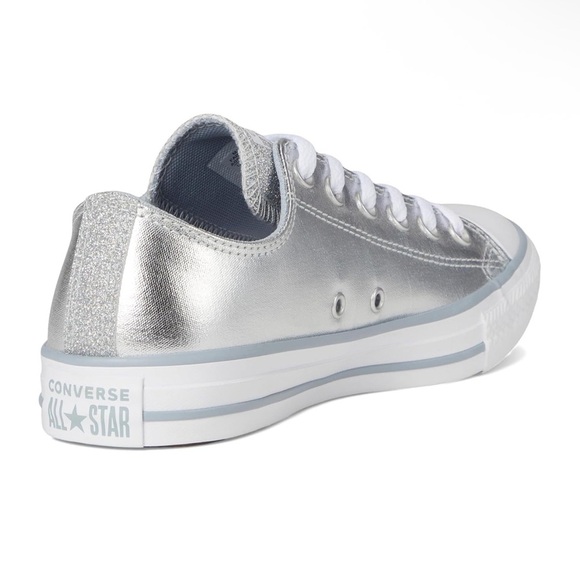 Converse Women's Chuck Taylor All Star Ox Sparkle Sneakers NWOT - Picture 3 of 8